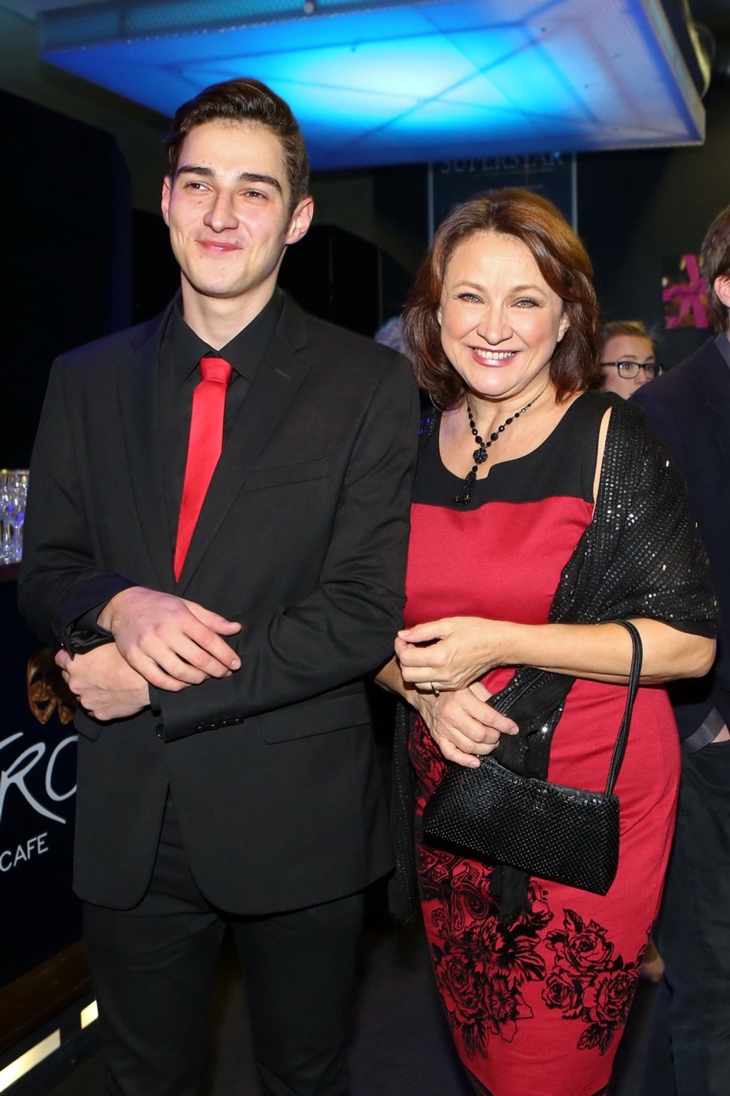 Zlata Adamovská a syn Petr
