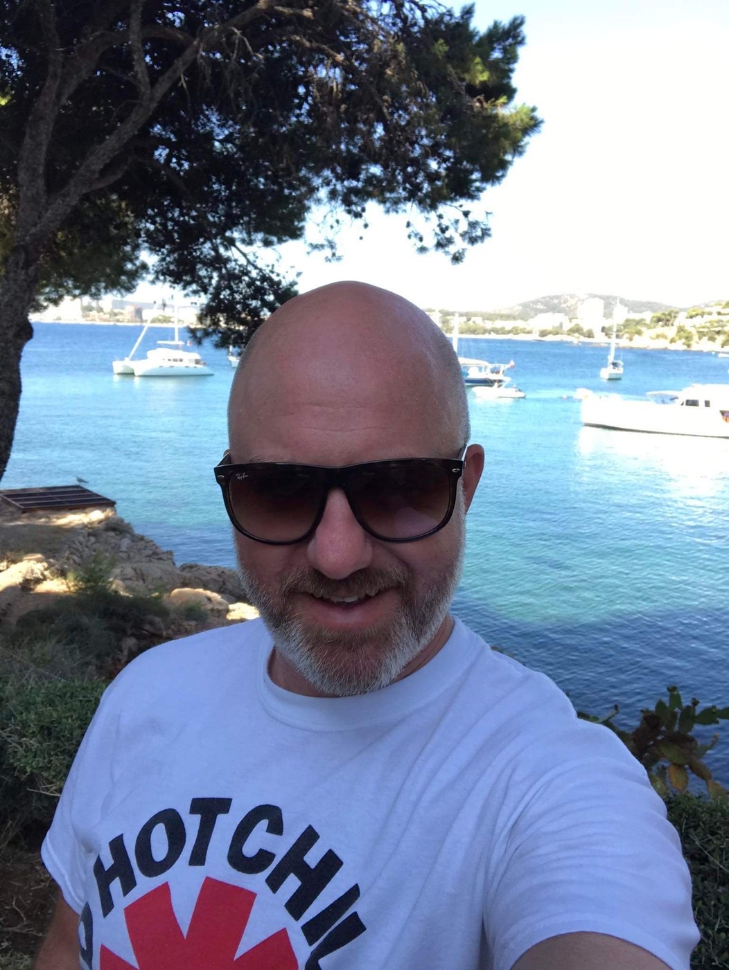 Jan Holík na dovolené na Mallorce