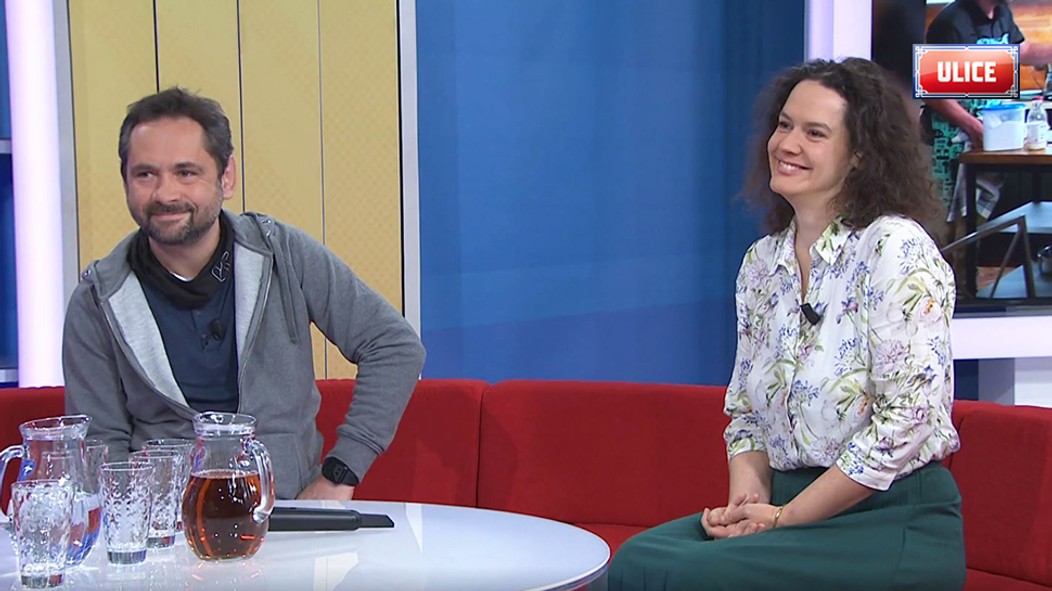 Filip Čapka a Hana Baroňová Snídaně