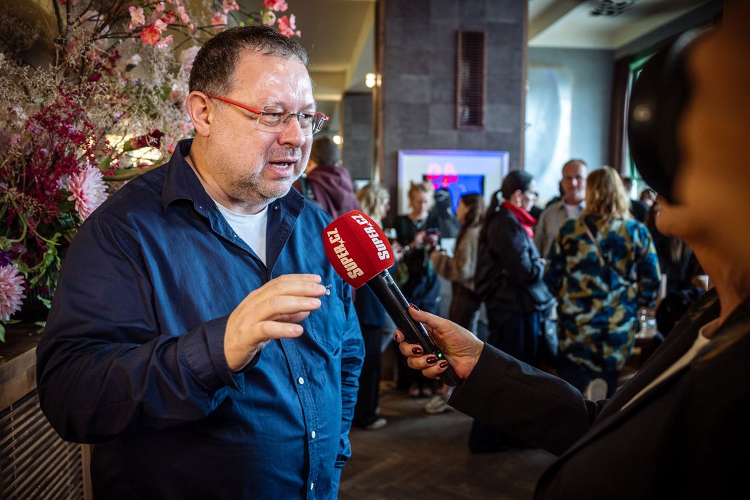 Jaroslav Kmenta během rozhovoru. 