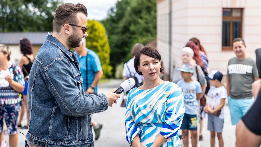 Michal Čoudek a Bára Divišová na Dni s Novou v Chlumu u Třeboně