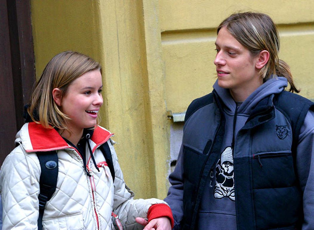 Seriál Ulice: šťastná Tereza Jordánová se svým Štěpánem Stránským