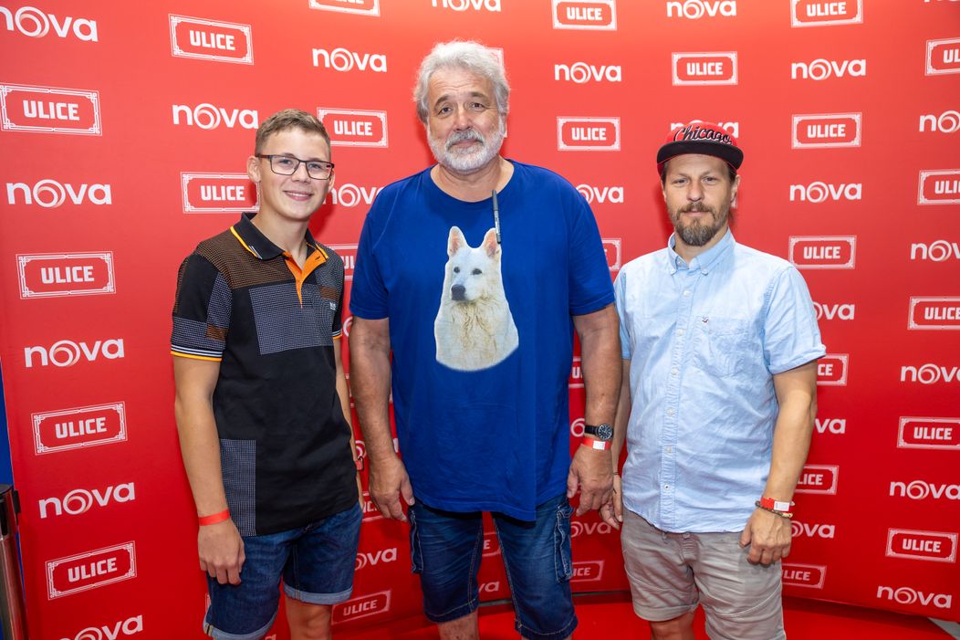 Jiří Kniha, Pavel Novotný a Jakub Krause v ateliérech Ulice