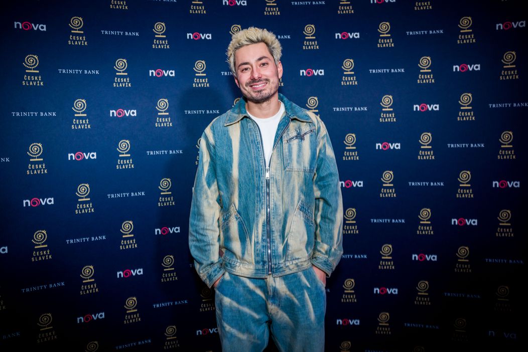 Mirai Navrátil na warm up party k Českému slavíkovi 2025