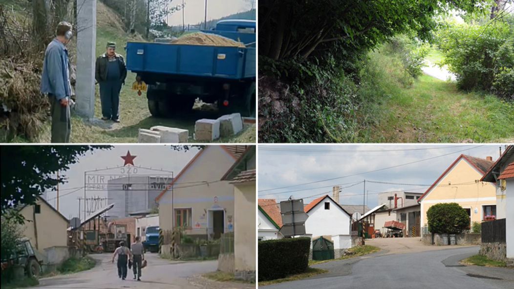 Křečovice - srovnání tehdy a dnes