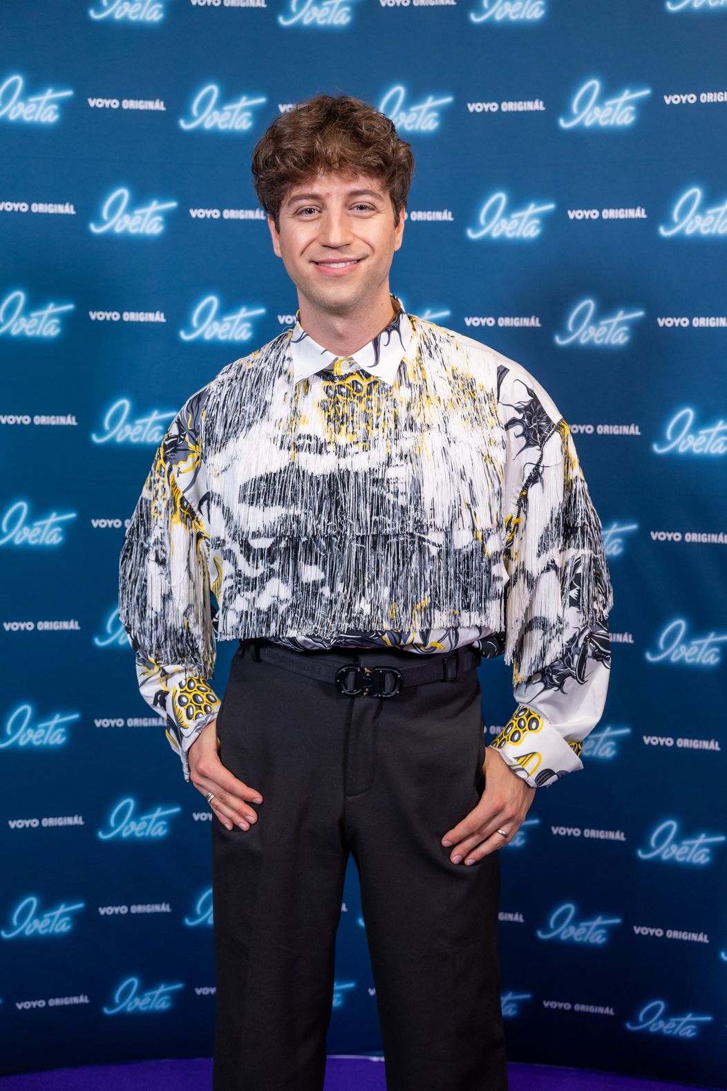 Milan Peroutka na premiéře Ivety