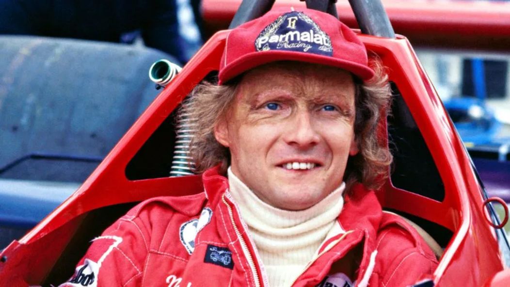 Niki Lauda fotka po nehode