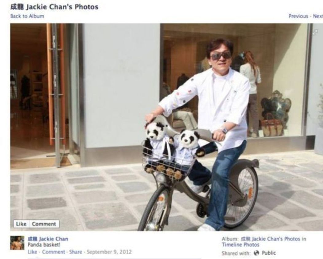 Jackie Chan na Facebooku - 22