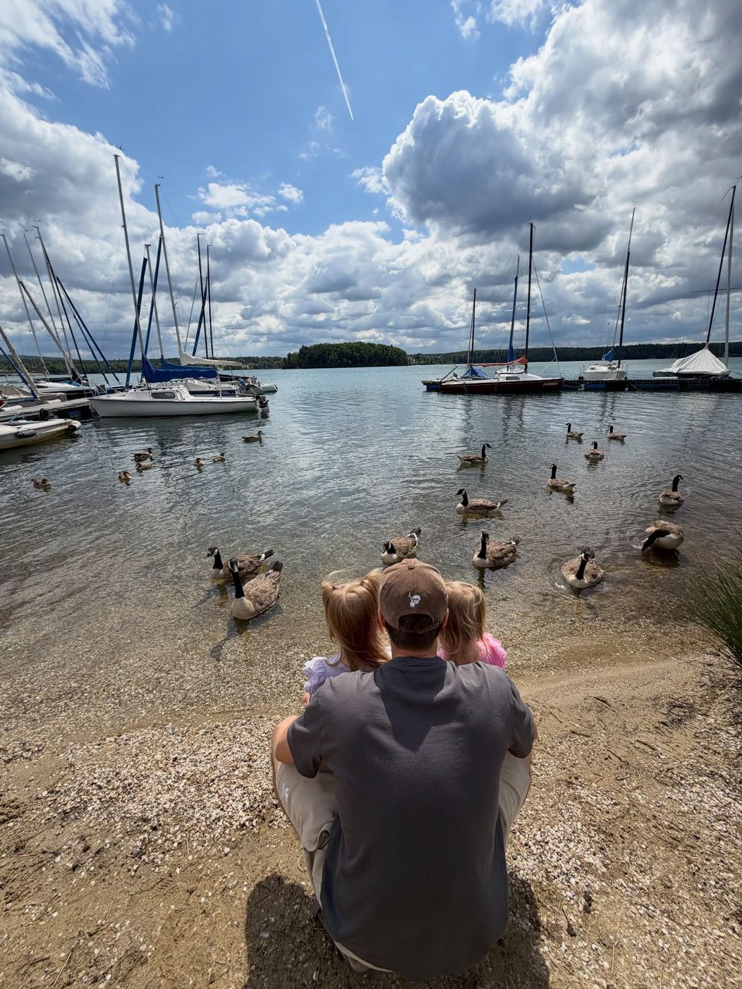 Ondřej Havel na dovolené s rodinou