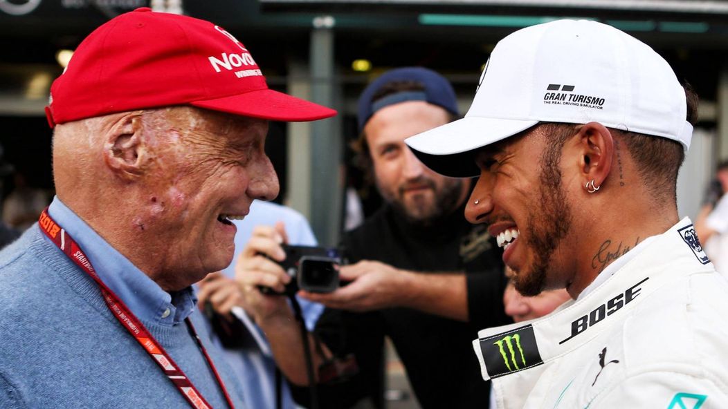 Niki Lauda a Lewis Hamilton 1