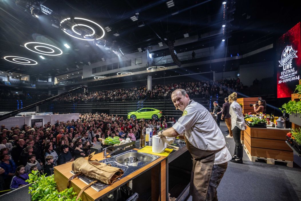Souboj na talíři LIVE - souboj kuchařů na pódiu