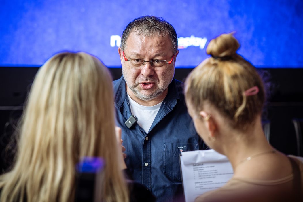 Jaroslav Kmenta během rozhovoru. 