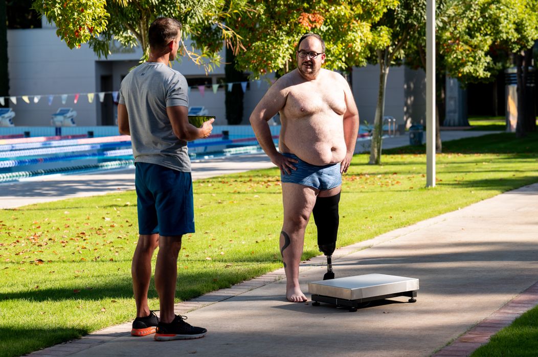 Markovo první vážení, před kterým je obrovským způsobem nervózní, ukáže 158 kilogramů. 
