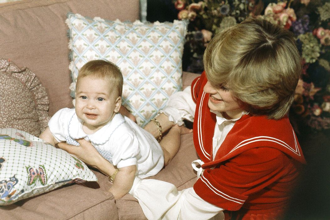 Princezna Diana a princ William, 1982