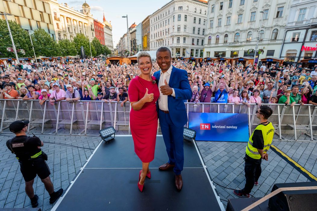 Televizní noviny se vysílaly z Brna
