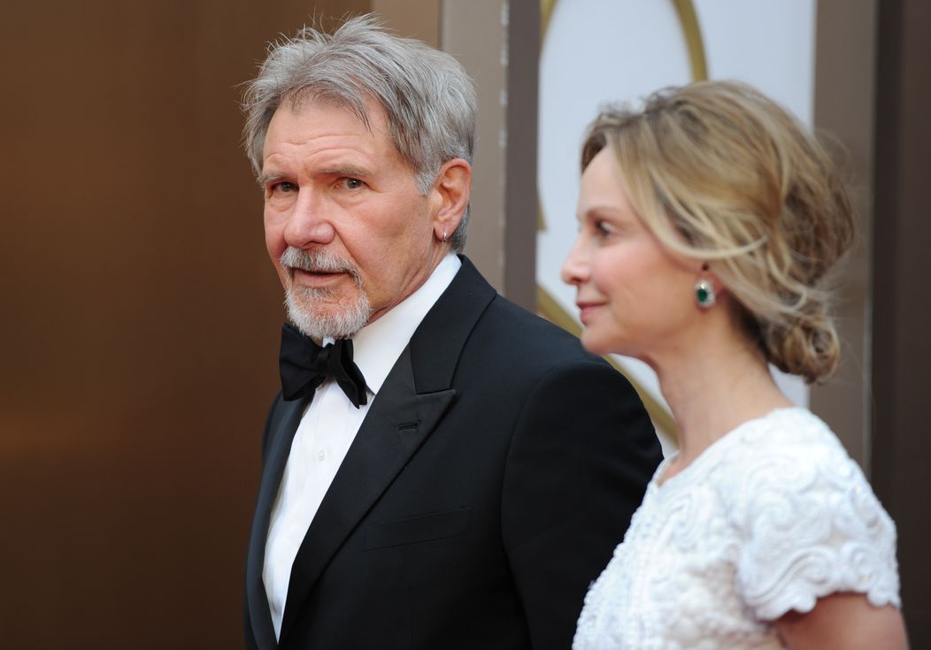 Calista Flockhartová a Harrison Ford
