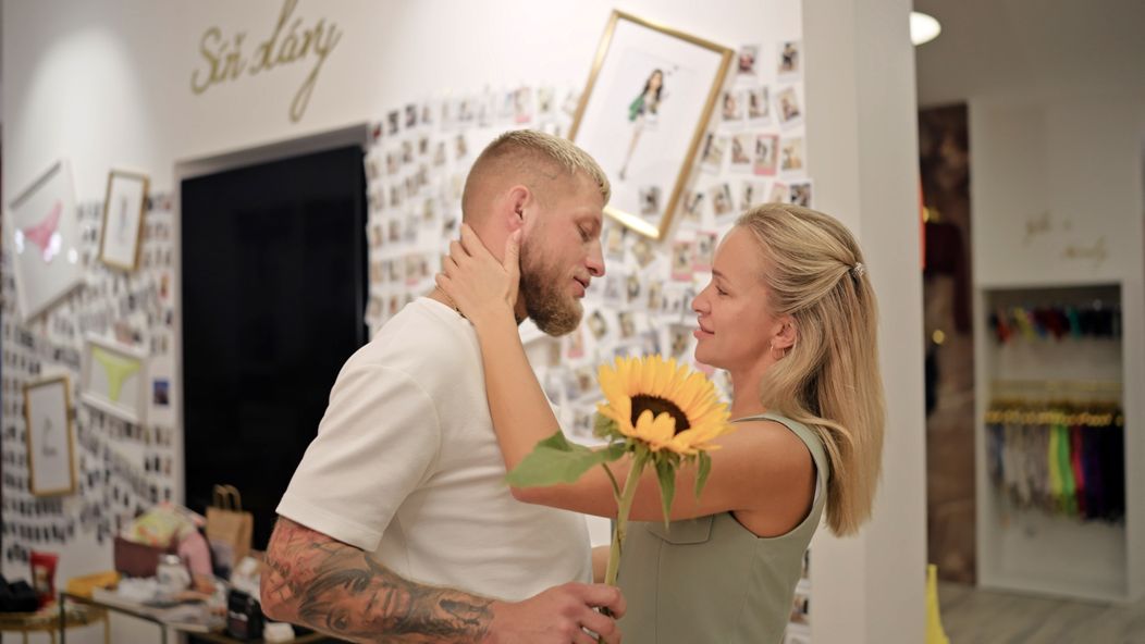 Nela Slováková a Radek Roušal v reality show Královny Brna