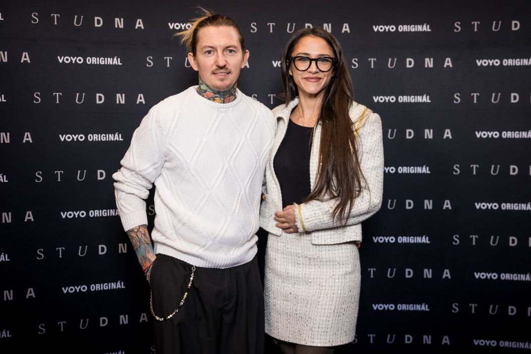 Přemek Forejt a Eva Burešová na premiéře Studny v Lucerně