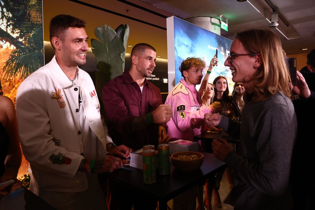 Michal Trabalík při autogramiádě