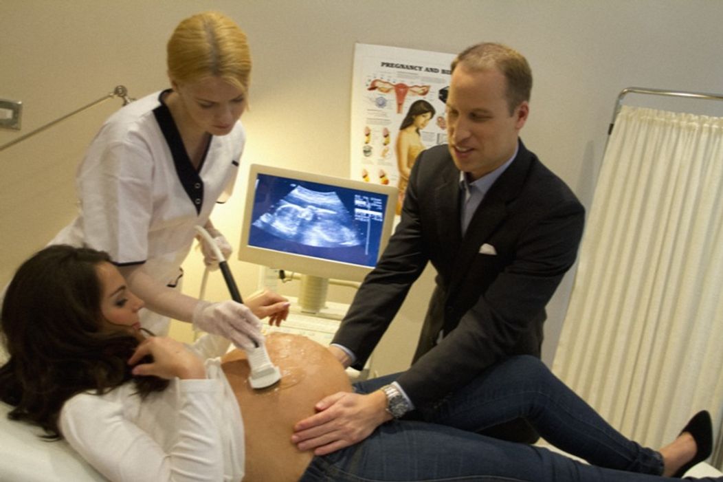 Kate a William na vyšetření