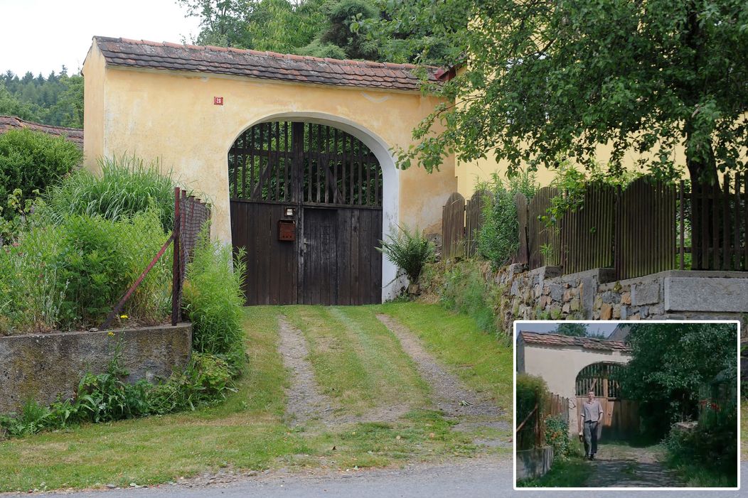 Křečovice - srovnání tehdy a dnes - 9