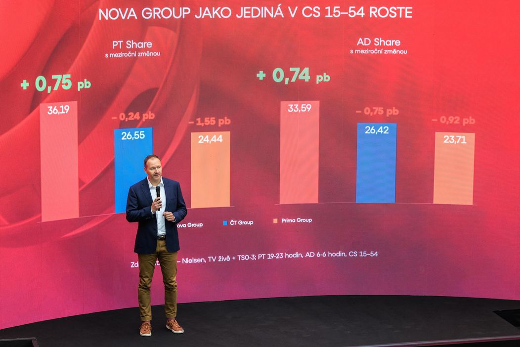 Tisková konference TV NOVA: Daniel Grunt
