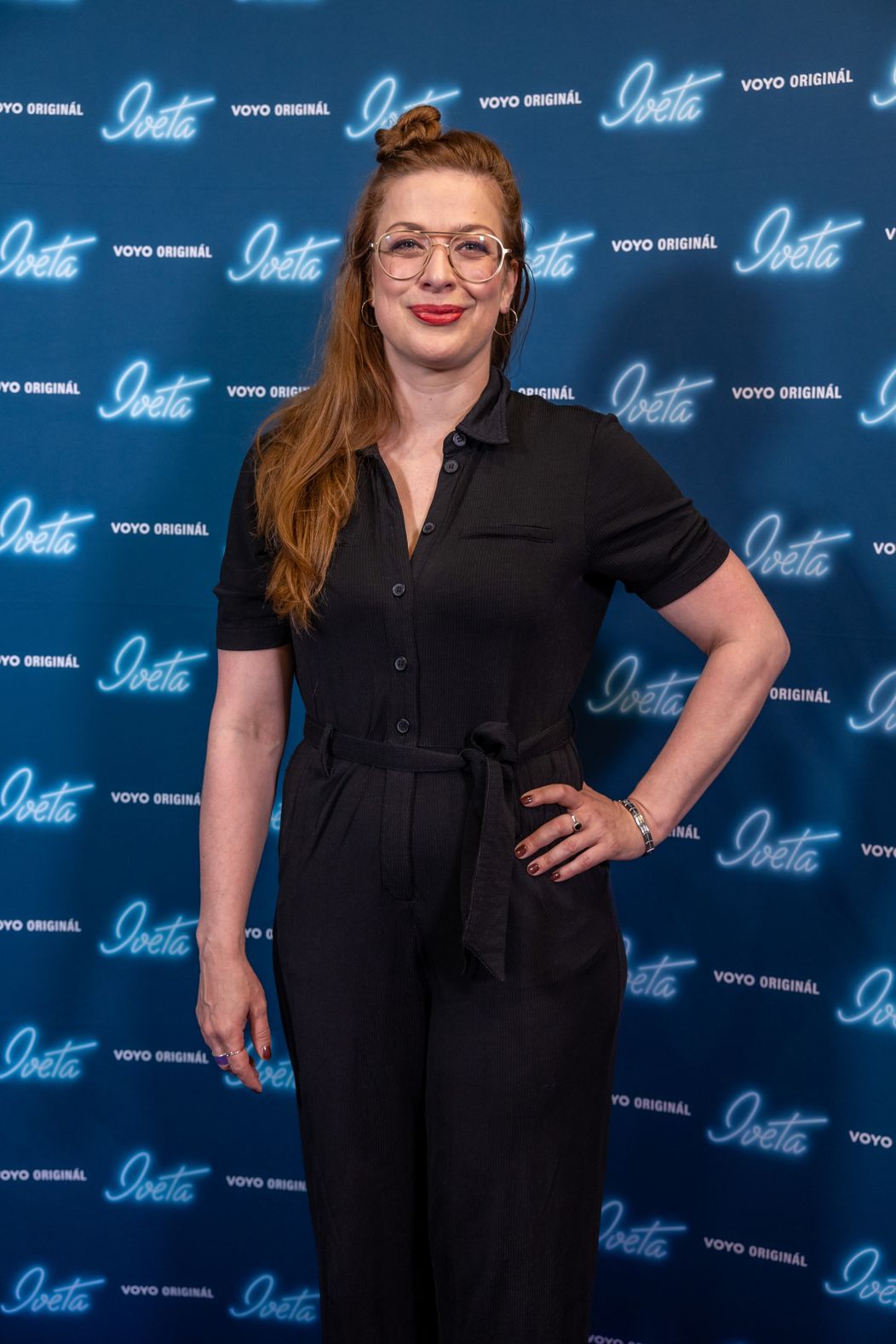 Anežka Rusevová na premiéře Ivety
