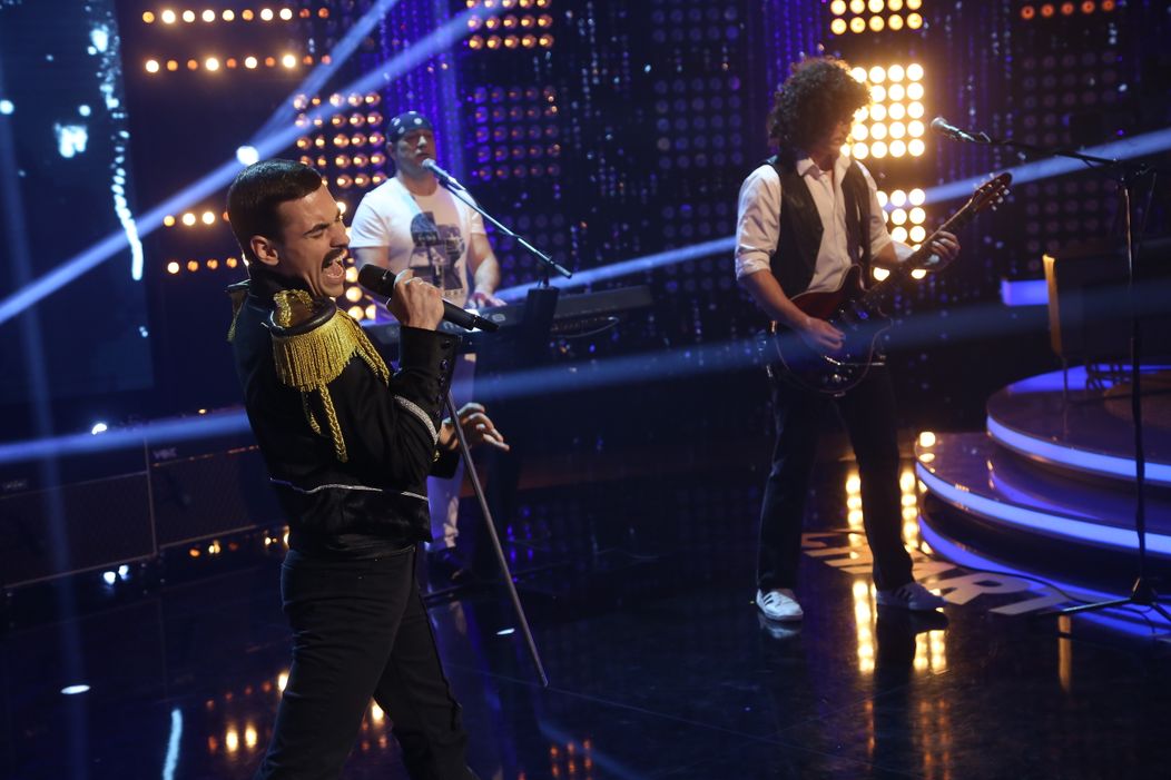 Fotogalerie GALERIE Freddie Mercury na podiu Chart Show TV Nova