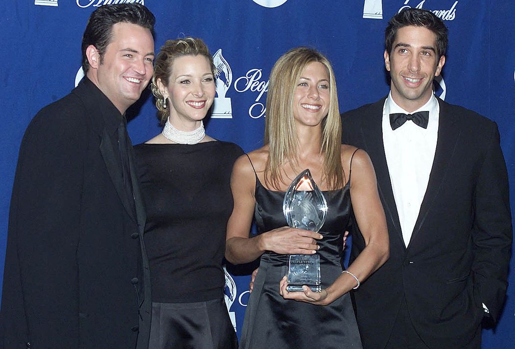 Matthew Perry, Lisa Kudrow, Jennifer Aniston a David Schwimmer, 9. 1. 2000