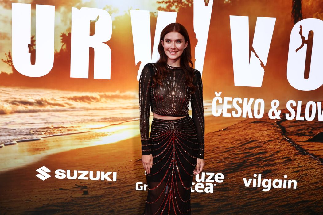 U fotostěny se vyfotila i Denisa Ryndová