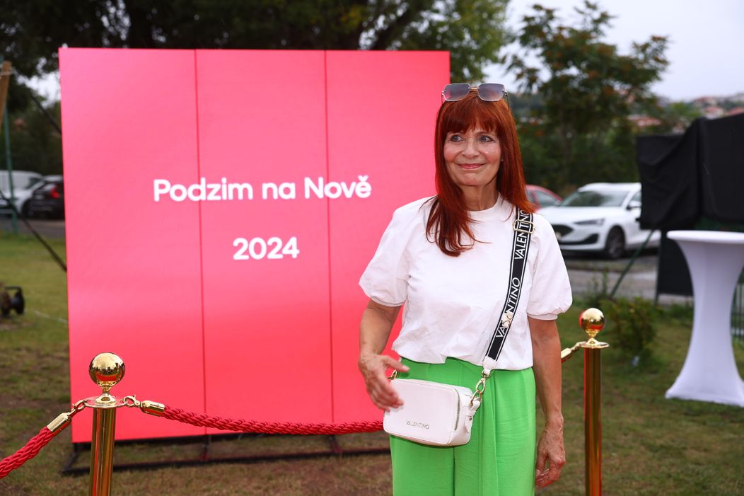 Ljuba Krbová na červeném koberci
