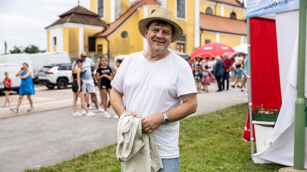 Petr Čtvrtníček na Dni s Novou v Chlumu u Třeboně