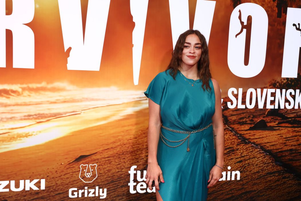 Sára Trnková u fotostěny