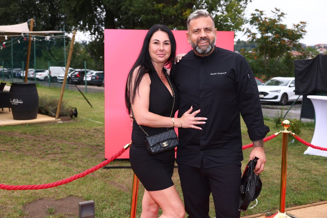 Šéfkuchař Radek Kašpárek se svou ženou Andreou