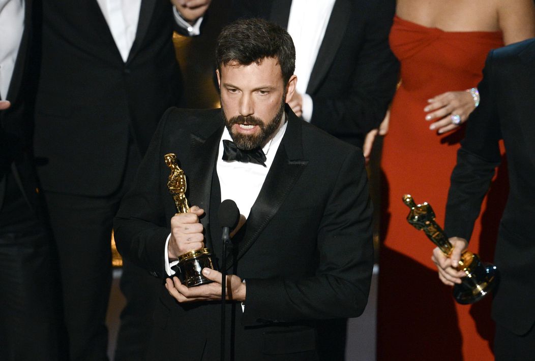 Ben Affleck se raduje z Oscara
