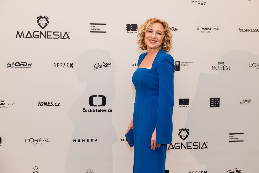 Český lev 2026 - Tereza Kopáčová pózovala pro fotografy