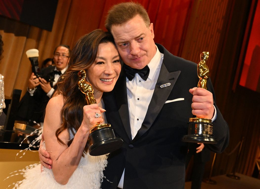 Michelle Yeoh a Brendan Fraser