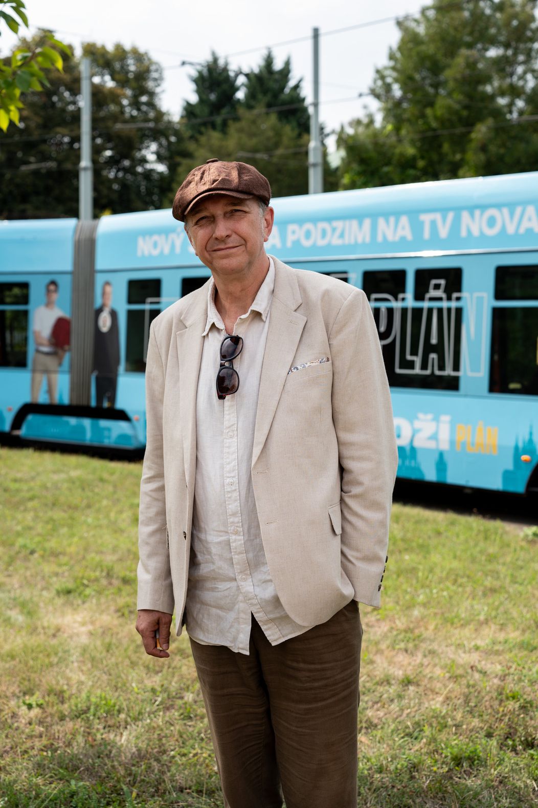 Jan Vondráček na premiéře Božího plánu