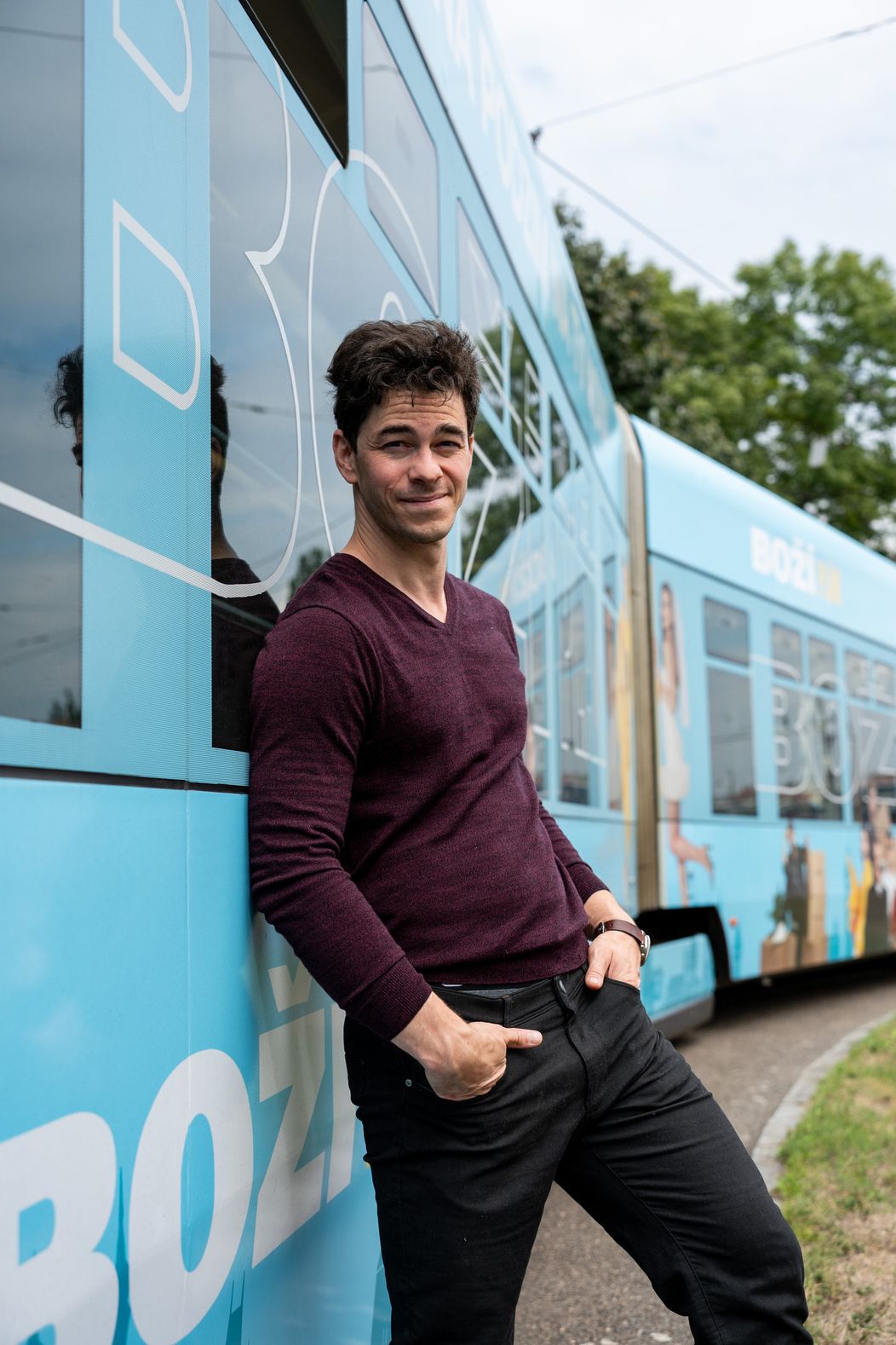 Marek Adamczyk u tramvaje