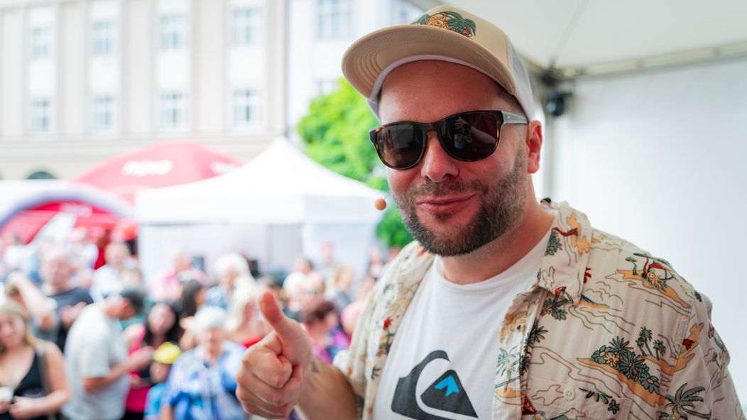 Jan Albrecht na Dni s Novou v Hradci Králové