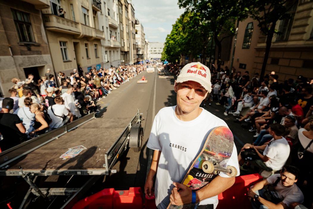 Maxim Habanec na startu Red Bull Steep Street