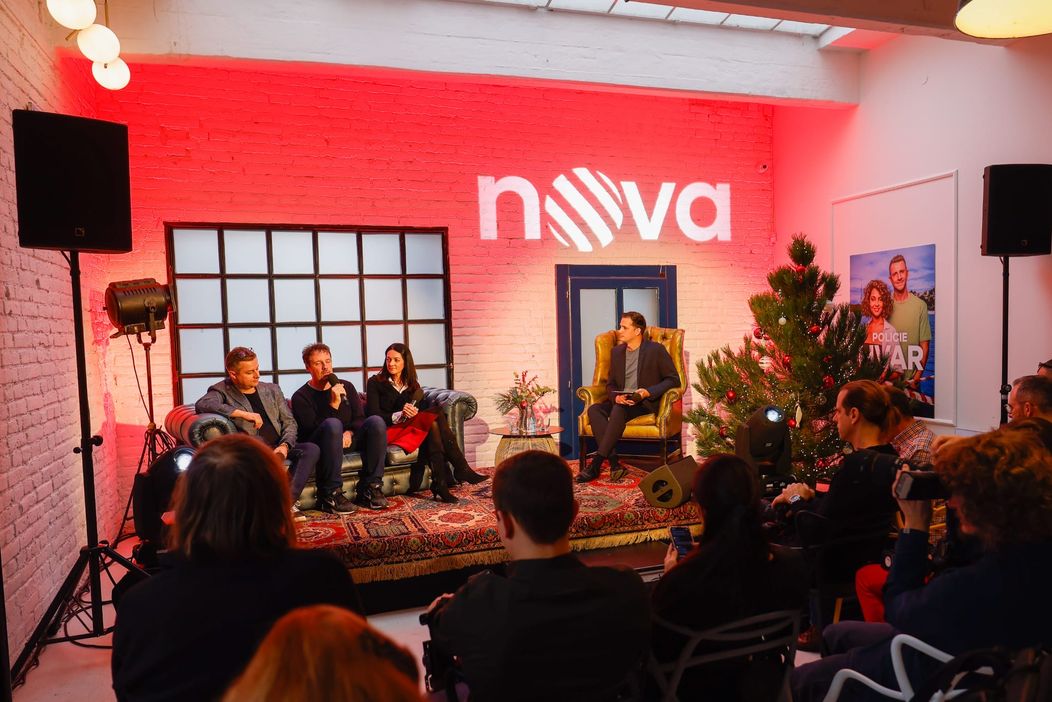Tisková konference - Kamil Houska, Michal Reitler, Silvia Majeská a Martin Čermák