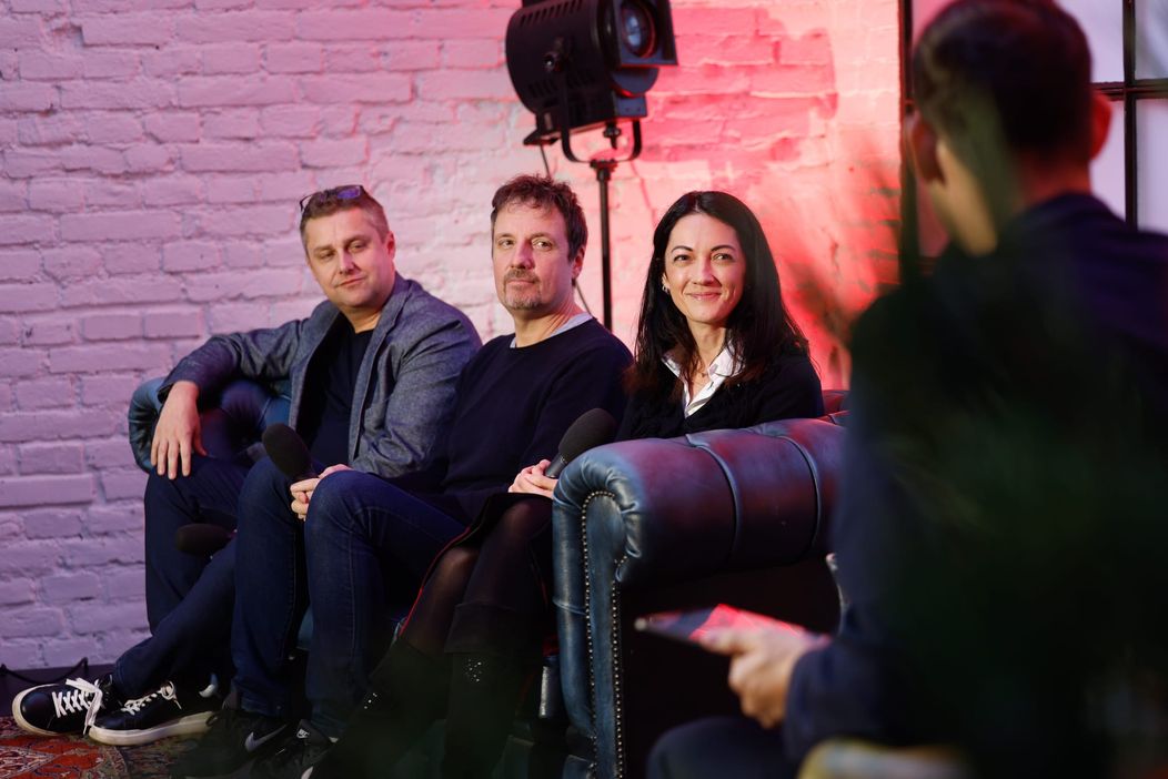 Tisková konference - Kamil Houska, Michal Reitler a Silvia Majeská