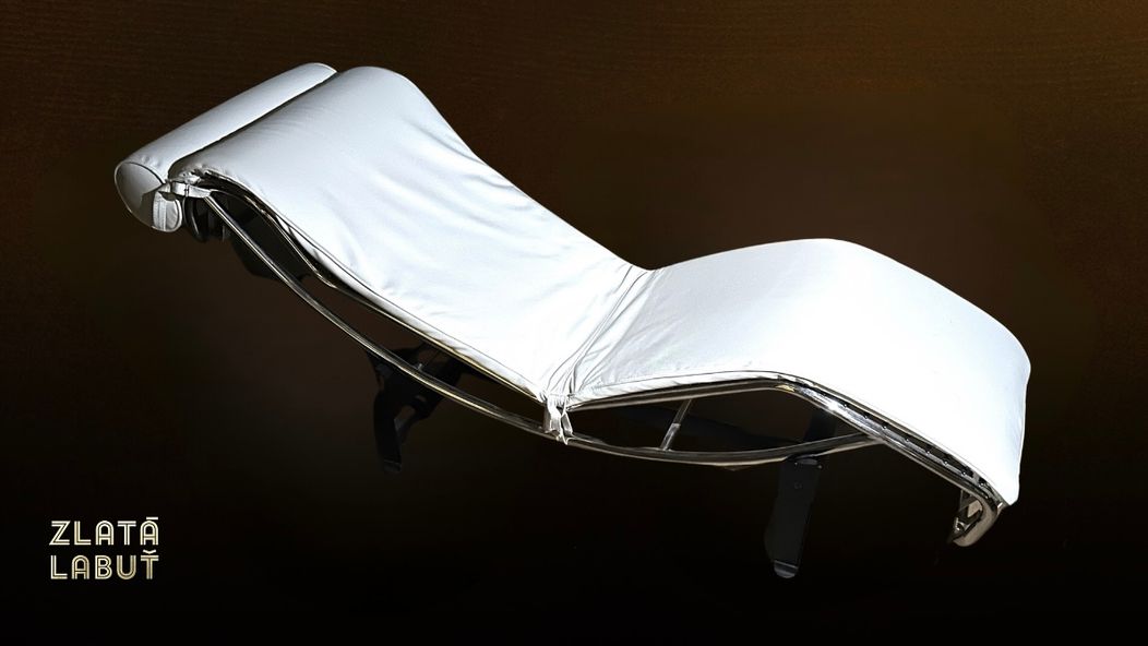 Zlatá labuť-kožené sofa