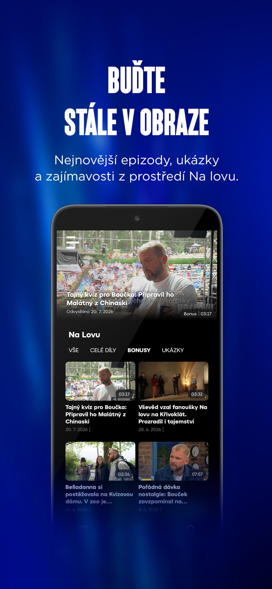 K dispozici budete mít také novinky z webu nova.cz.