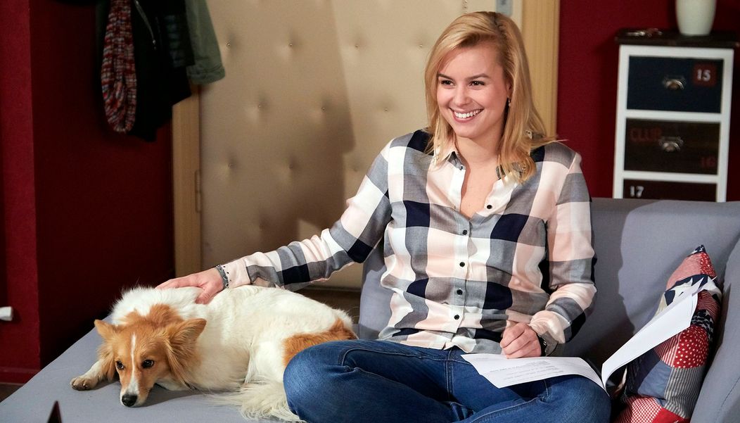 Ulice: Patricie Solaříková se svým pejskem Jackie