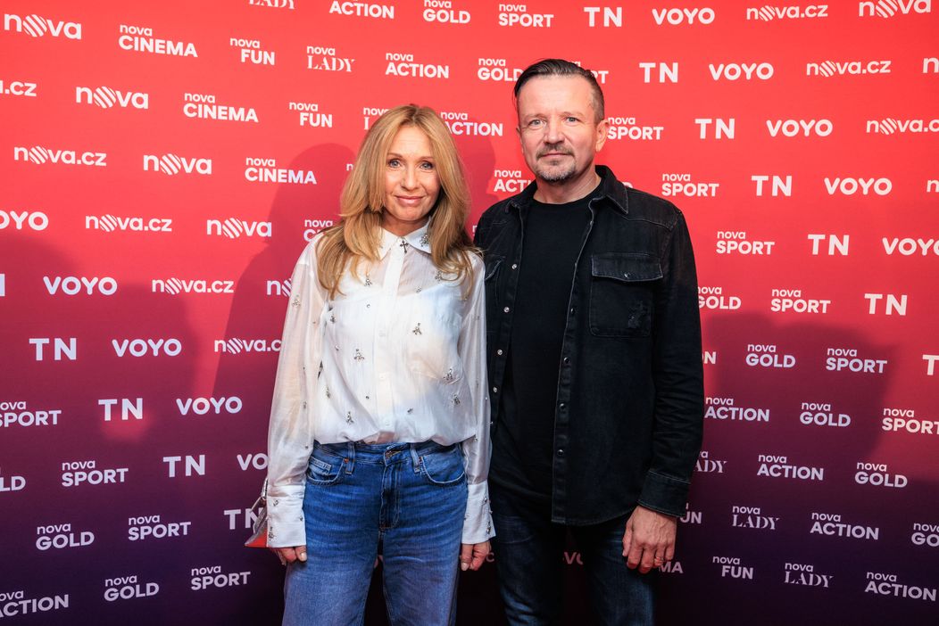 Tisková konference TV NOVA: Tereza Pergnerová a Mirek Vaňura