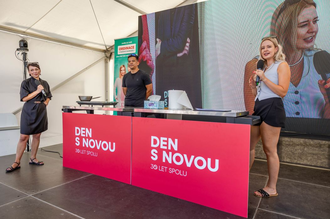Bára Divišová, Marek Ciler a Barbora Šimková na Dni s Novou v Havířově