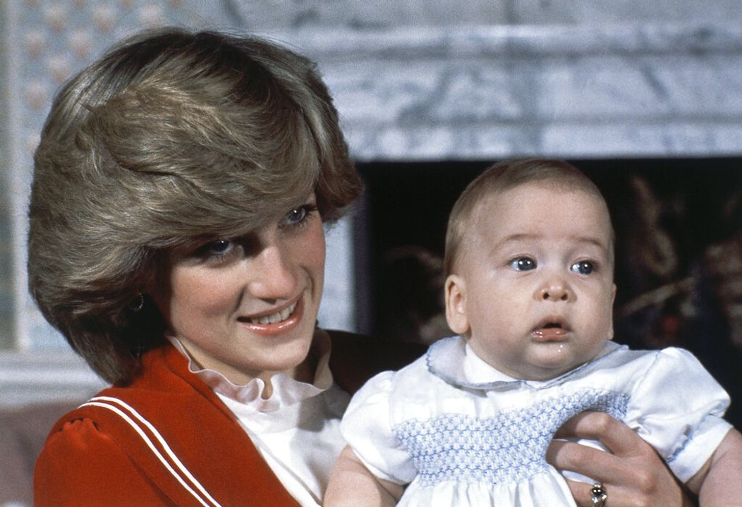 Princezna Diana s princem Williamem, 1982