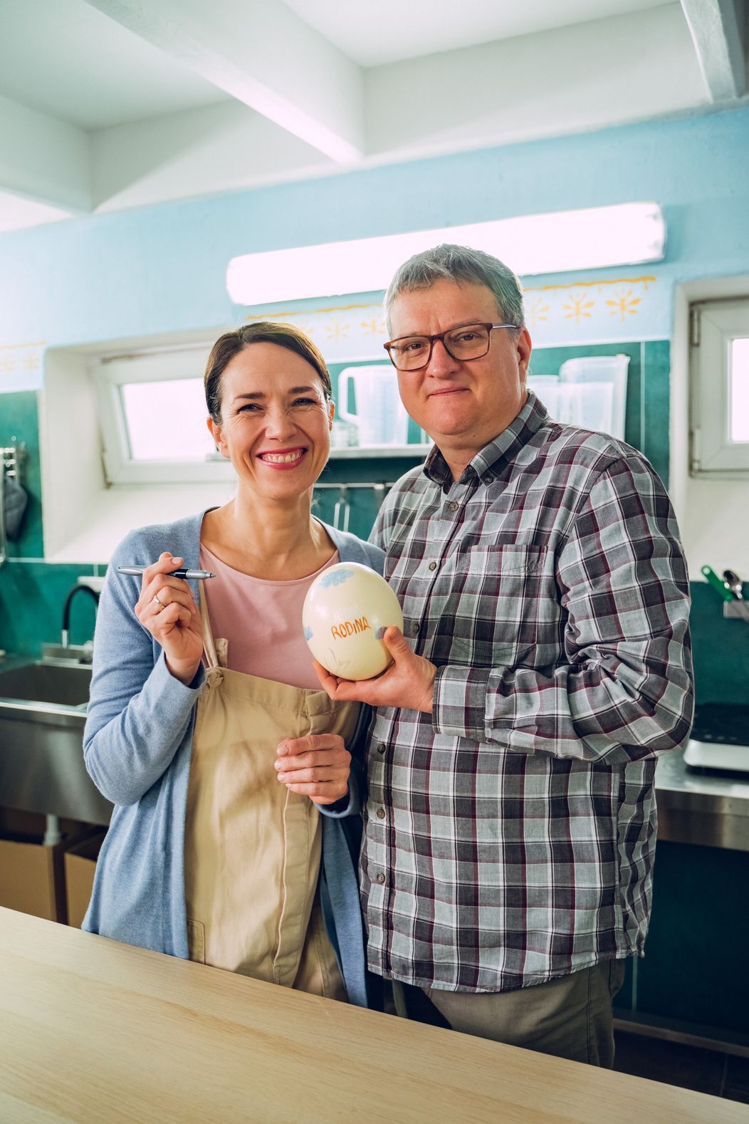 Tereza Kostková a Tomáš Jeřábek z Jedné rodiny